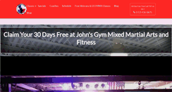 Desktop Screenshot of johnsgymatx.com